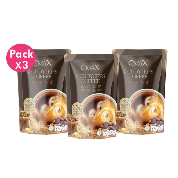 โปรโมชั่นชุด 3 ถุง เอสโอเอ็ม SOM กาแฟ CMAX ซีแมคซ์ จำนวน 3 ถุง