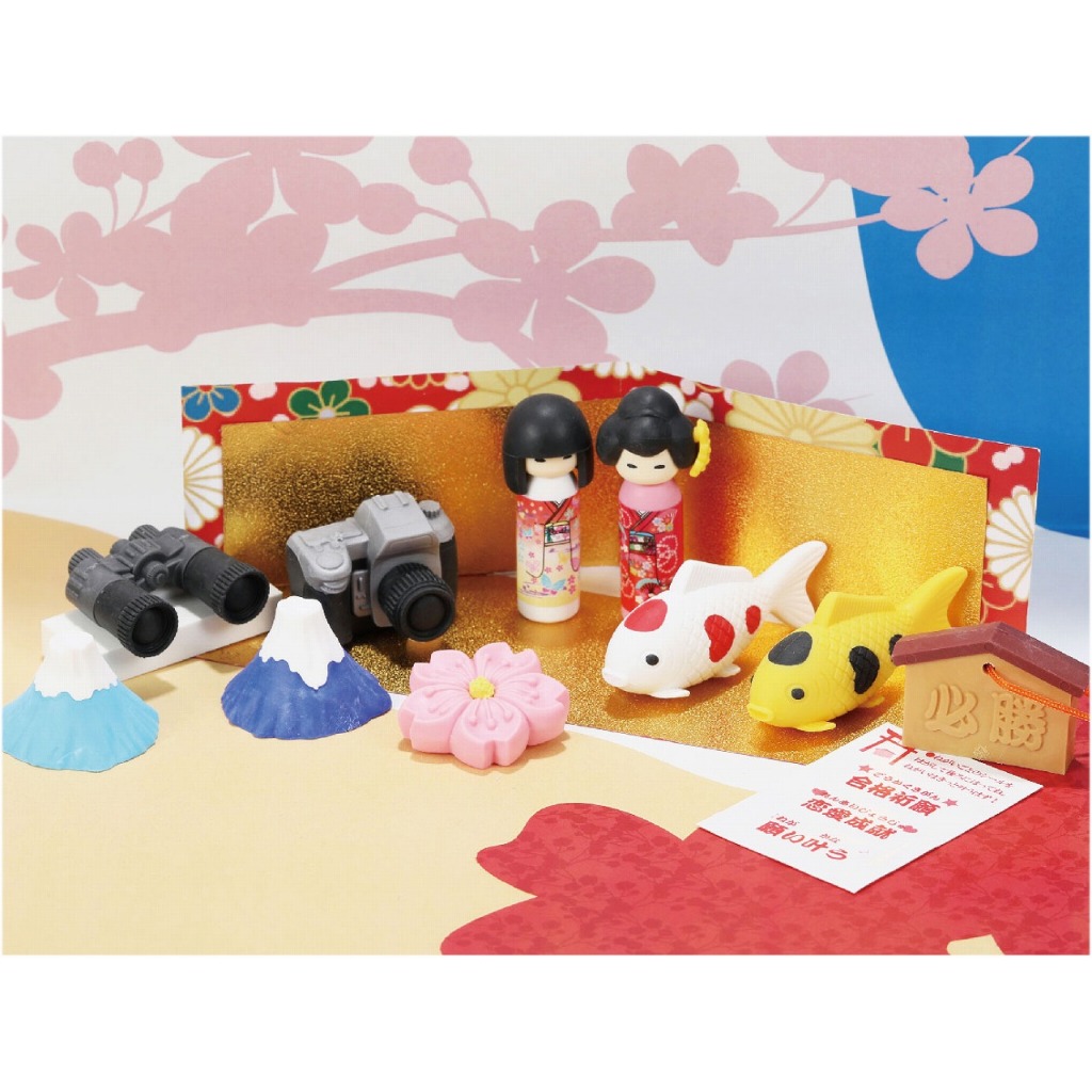 Iwako Blister Pack Eraser Daily Life category / เซ็ตยางลบ หมวดชีวิตประจำวัน แบรนด์ Iwako จากประเทศญี