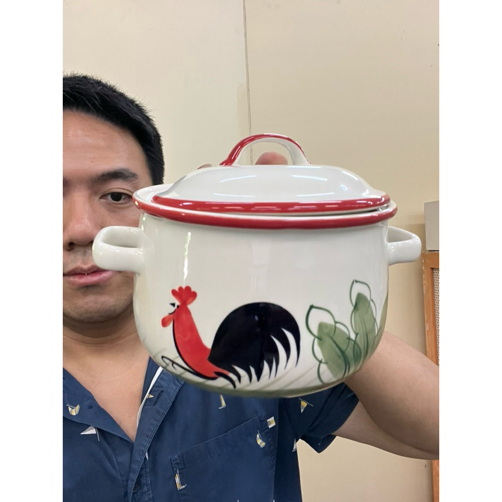 ชามเซรามิกมีหูตราไก่ ขนาด5นิ้ว ชามหม้อมีหู ถ้วยตราไก่มีหูจับ สามารถเข้าเวฟได้ ตั้งเตาแก็สไม่ได้ ออกใบกำกับภาษีได้