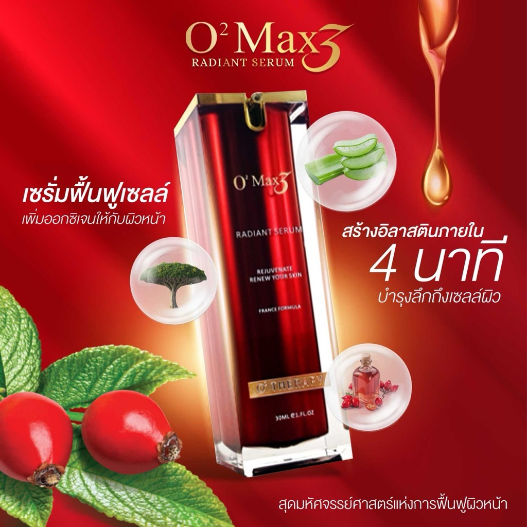 o2max3 นวัตกรรมชะลอวัยฟื้นฟูเซลล์