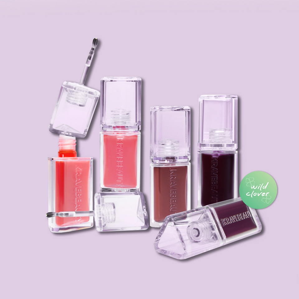🍀 KRAVE : แท้ฉลากไทย plumptuous lip jelly in guava blush 7ml kravebeauty lip oil
