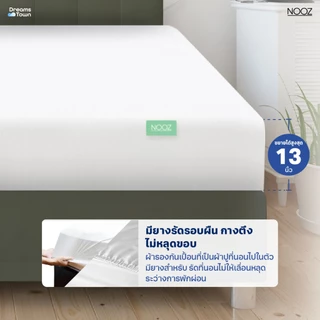 Nooz ผ้ารองกันเปื้อน ผ้ารองฉี่ กันน้ำ100% กันคราบเหลืองบนที่นอน สัมผัสนุ่มสบาย ระบายอากาศได้ดี รุ่น Cooling Bamboo