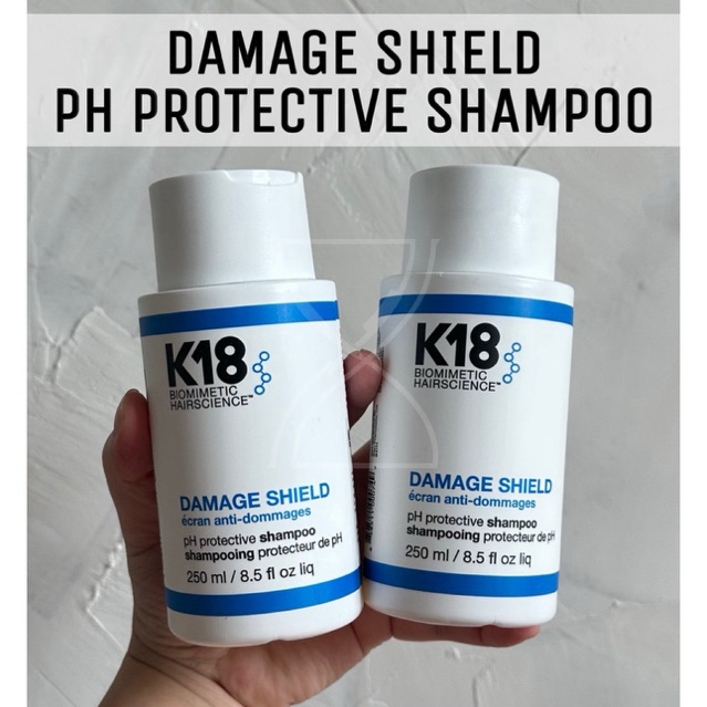(พร้อมส่ง/ของแท้) K18 DAMAGE SHIELD pH protective shampoo แชมพูป้องกันสีที่ปลอดภัยช่วยรักษาสุขภาพเส้