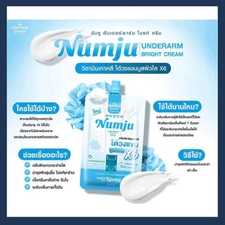 นัมจู 2 สูตร นัมจูสีชมพู (Numju Vitamin Whitening Lotion) และ นัมจูสีฟ้า (Numju Underarm Bright Cream)