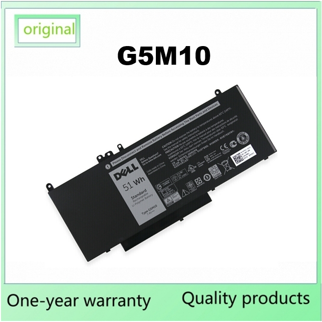 แบตเตอรี่ G5M10 สำหรับ Latitude E5450 E5550 E5470 0WYJC2 8V5GX 07V69Y 1KY05 79VRK WYJC2 TXF9M R9XM
