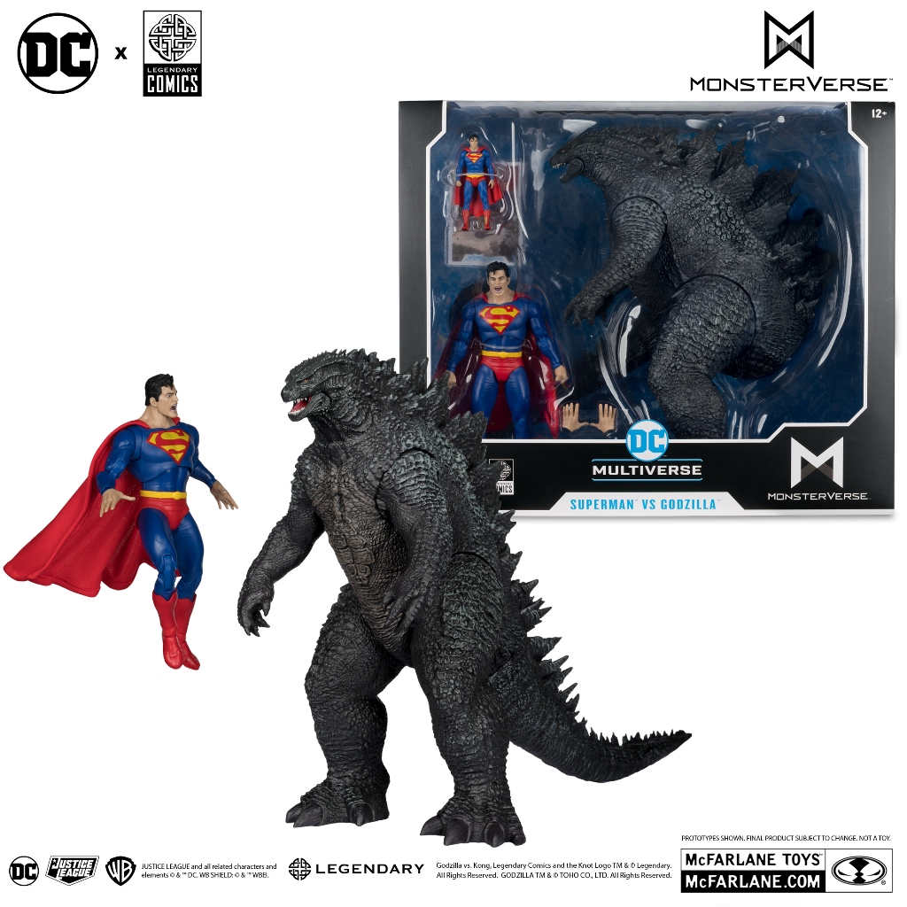 Mcfarlane Toys - SUPERMAN VS GODZILLA (2PACK) 13861-INT