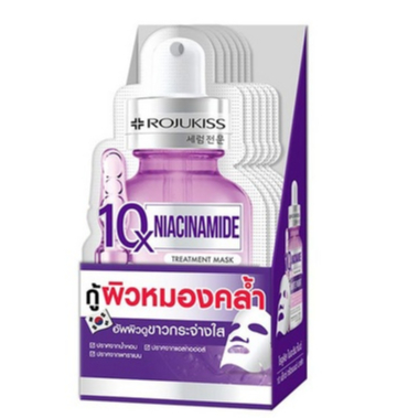 (12/กล่อง) Rojukiss Niacinamide 10x Treatment Mask (5547)