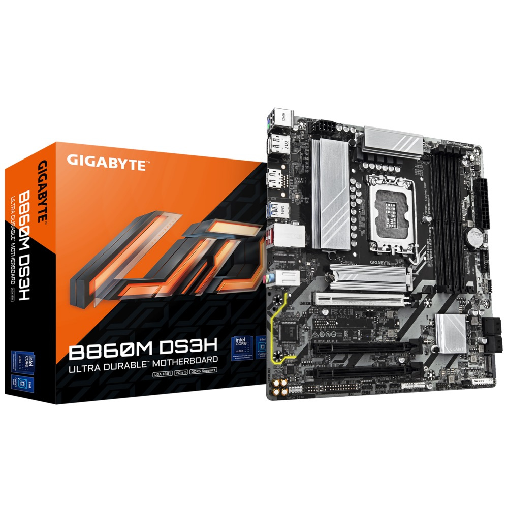 GIGABYTE B860M DS3H INTEL LGA1851 mATX Motherboard เมนบอร์ด