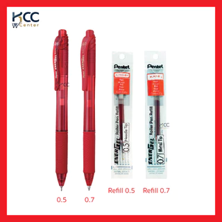 ปากกา ปากกาเจล หมึกสี Pentel BLN105 / BL107 สีหมึกคมชัด หัว 0.5 / 0.7 mm เปลี่ยนรีฟิลได้ (จำนวน1ด้าม)