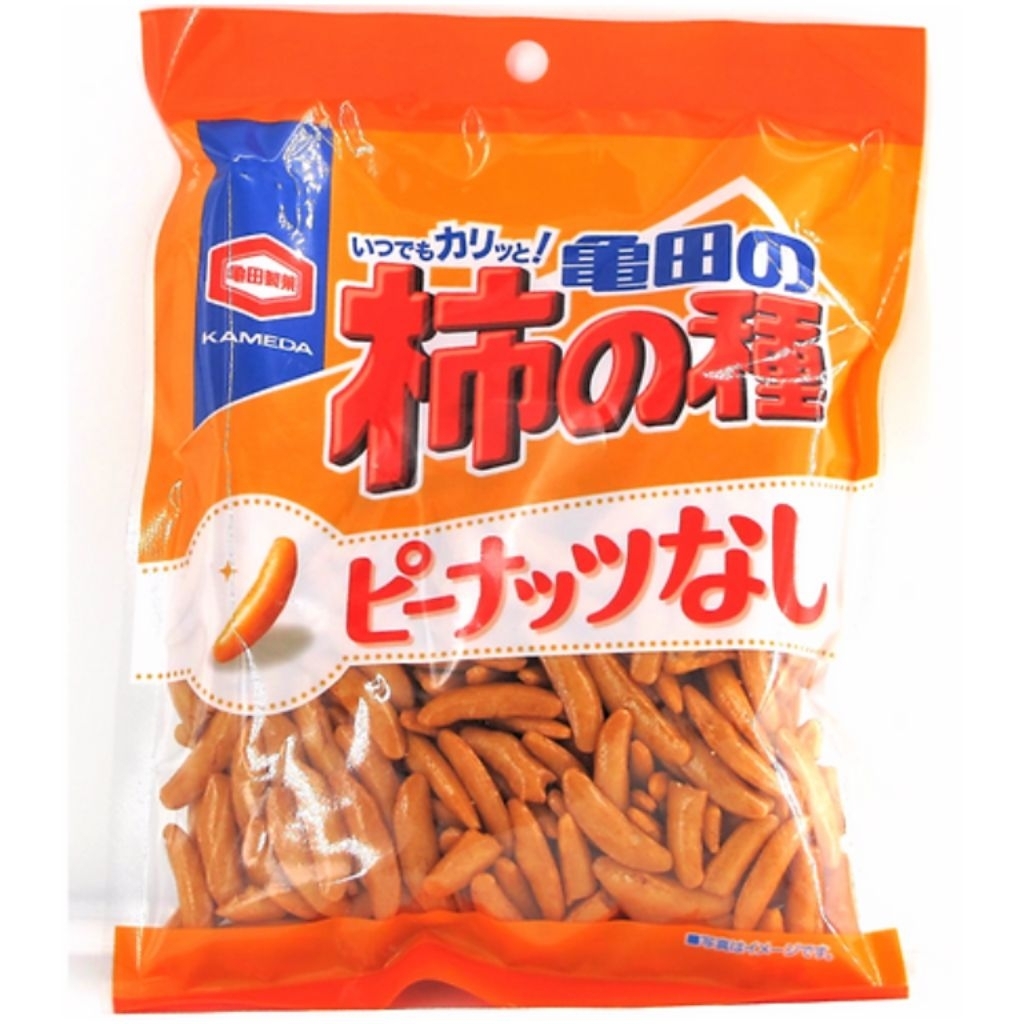 KAMEDA NO KAKI NO TANE (100g) คาคิโนะ ไม่ผสมถั่ว ข้าวอบกรอบ (217559) ขนมข้าวอบกรอบญี่ปุ่น