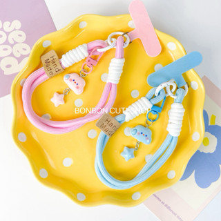 [ส่งไวจากกทม] งานเชือกห้อยโทรศัพท์มือถือ เซ็ต 3 ชิ้น สายคล้อ…