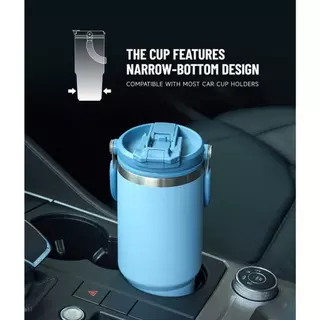 vของไหม่Tyesoแก้วน้ำพร้อมตัวถังสแตนเลสTumbler กระบอกน้ำกันความร้อนแบบสุญญากาศพร้อมฝา2-In-1และหลอดแก้วสแตนเลสผนังสำรับรับ