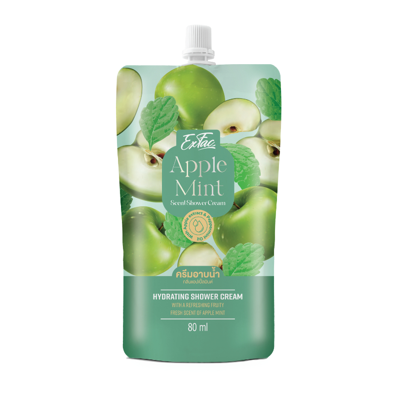 EXFAC Apple Mint Scent Shower Cream 80 ML