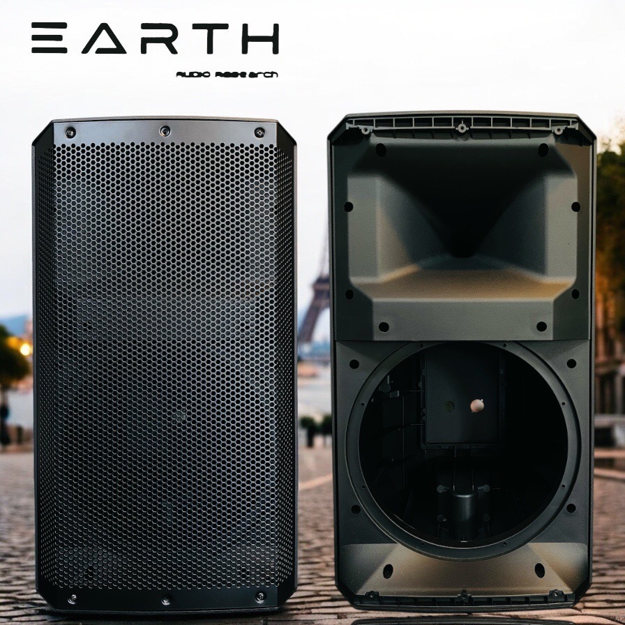 ตู้ลำโพง12นิ้ว-12ตู้พลาสติก12นิ้วกลางแจ้งราคาต่อ1ใบใส่แหลมแบบเกลียว34/44/510 ได้