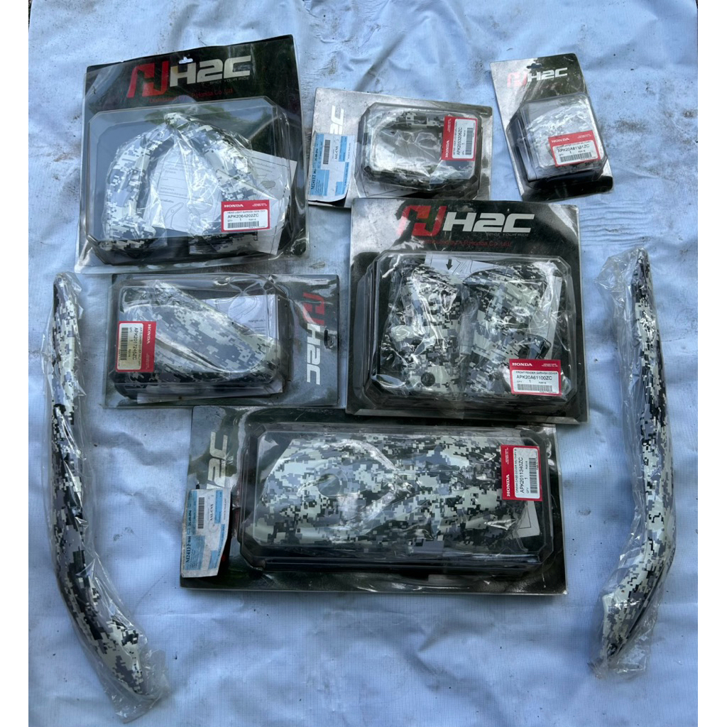 ชุดแต่งzoomer-x สีลายพราง