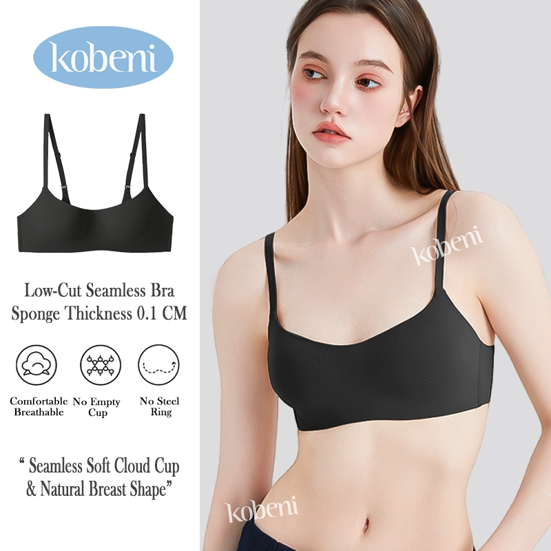 ⭐KOBENI⭐ BRA ชุดชั้นในไร้โครง ไร้รอยต่อ ทรงสวย ใส่สบาย เทคโนโลยี Jelly bra รอบตัว บางและ ระบายอากาศไ