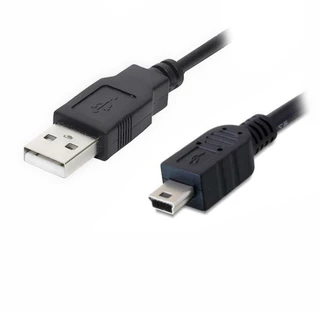 สาย USB2.0 TO mini usb 5Pin สายหนาทนทาน สีดำ ยาว3M