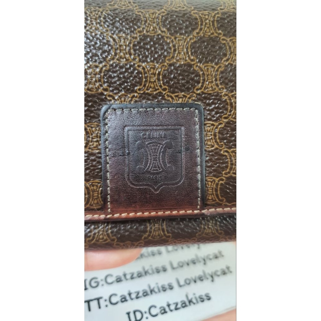กระเป๋าสตางค์ Celine Vintage