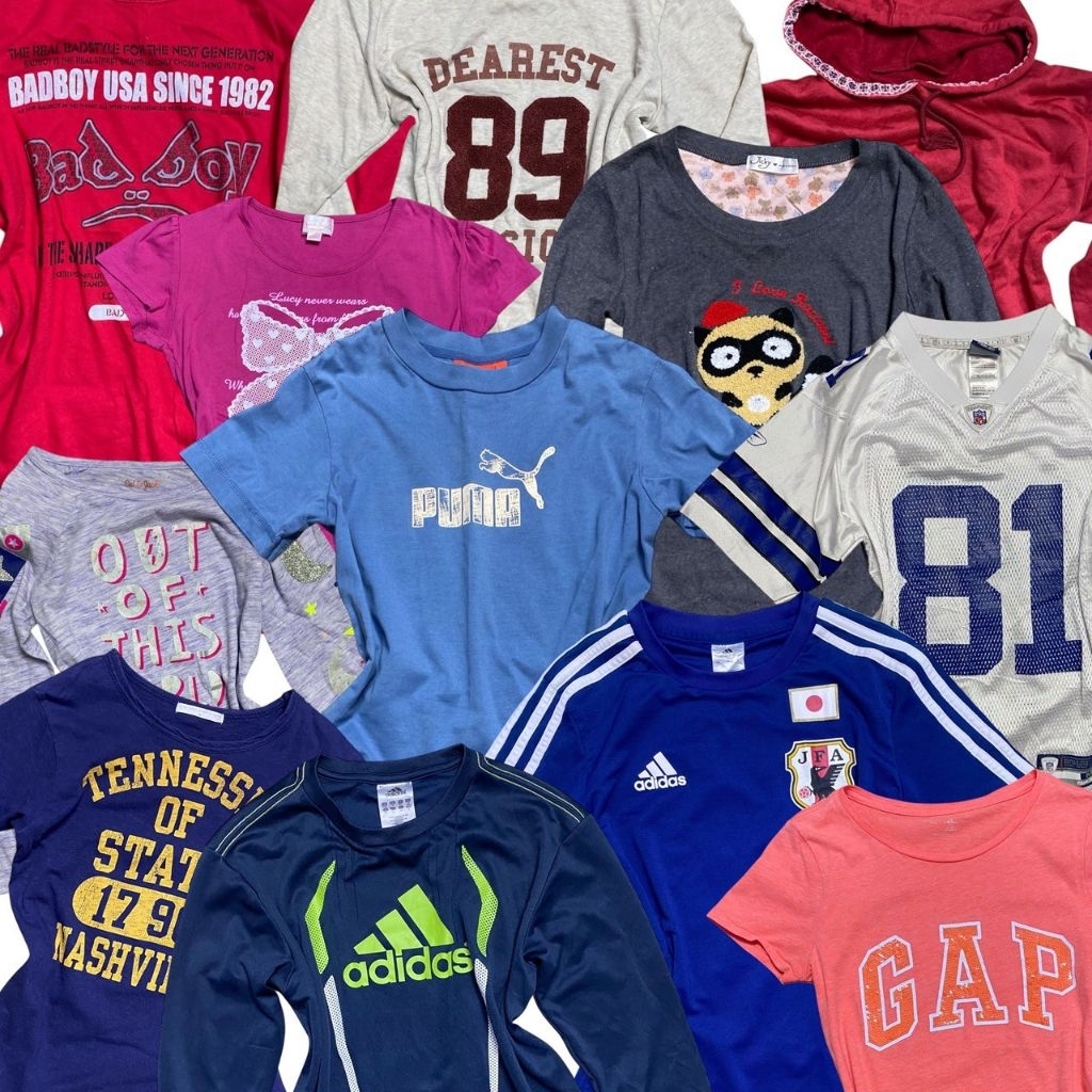 Y2k​ รวมเสื้อผ้า​ y2k​ Baby tee เสื้อวินเทจ​ พร้อมส่ง