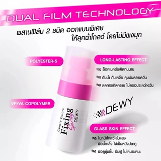 ถูก/แท้/มีไลฟ์ สเปรย์ล็อคเมคอัพ Gentle Colors Fixing Spray สเปรย์ ล็อคเมคอัพ เซ็ตเมคอัพ ผิวฉ่ำ ผิวโกลว์ คุมมัน ติดทน