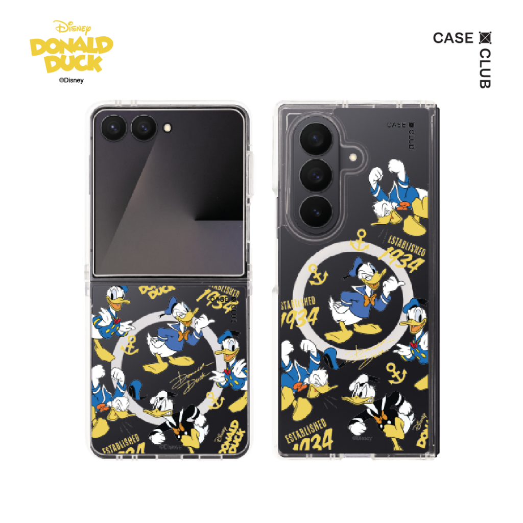 CaseClub เคสซัมซุง เคส Samsung Galaxy Z Flip 7 / Fold 7 ลาย Donald Duck 1934