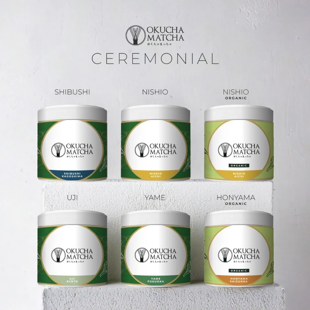OKUCHA MATCHA Ceremonial (30g) มัทฉะเกรดพิธี นำเข้าจากญี่ปุ่น