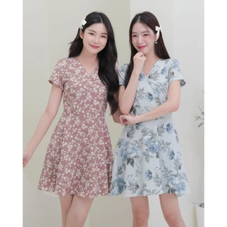 CRAYONBRAND - ชุดเดรส รุ่น Jasmine dress (Blossom)