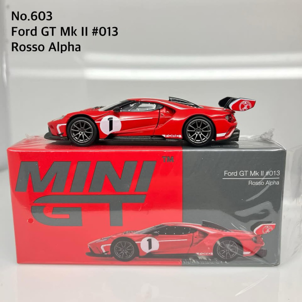 Mini GT No.603-L Ford GT MK II #013 Rosso Alpha LHD