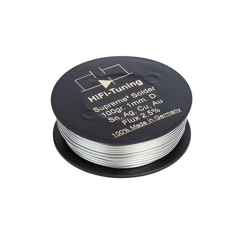 HiFi-Tuning Supreme Solder ตะกั่วเงิน ทอง แบบตัดแบ่งขายราคาต่อเมตร / ร้าน All Cable