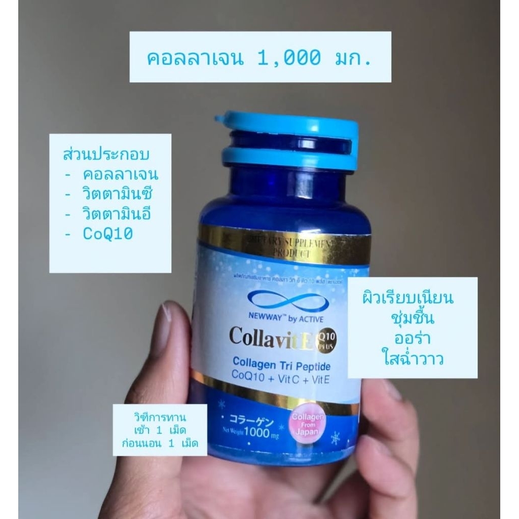 Newway สูตรฟื้นฟูผิว ต้านแก่ ชะลอวัย กระตุ้นคอลลาเจน วิตามินรวม แอสตร้าแซนทีน ราคา ถูกที่สุด ดีลบีเคเค แกลเลอรีภาพที่ 6
