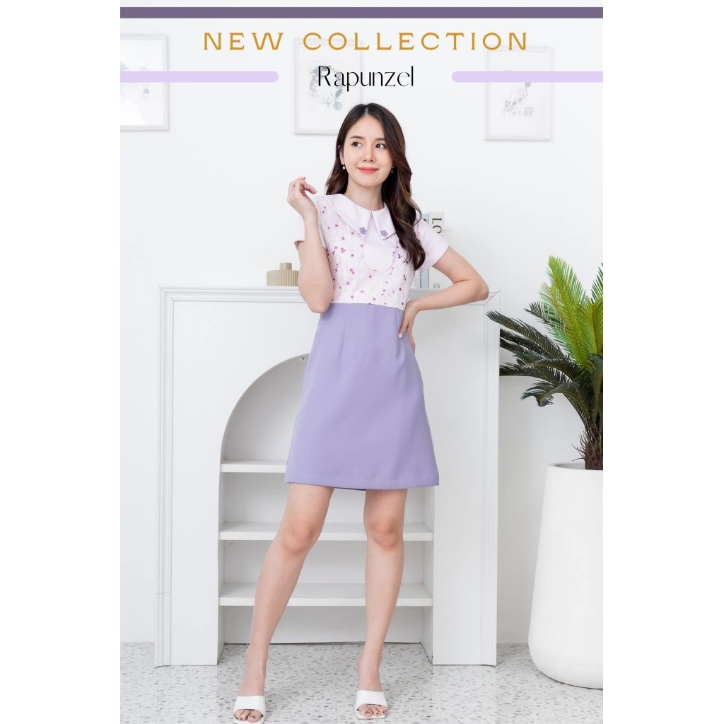 เดรสทำงานผู้หญิง Everyday Runway 12 รุ่น Rapunzel SizeM