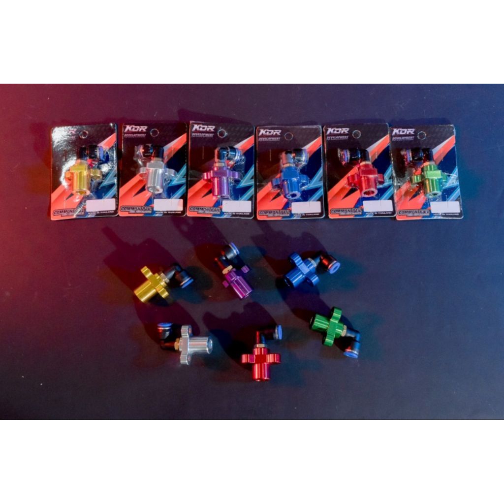 ฝาครอบหัวฉีดงานCNC พร้อมหัวฉีด S3-S4 KDR คละสี