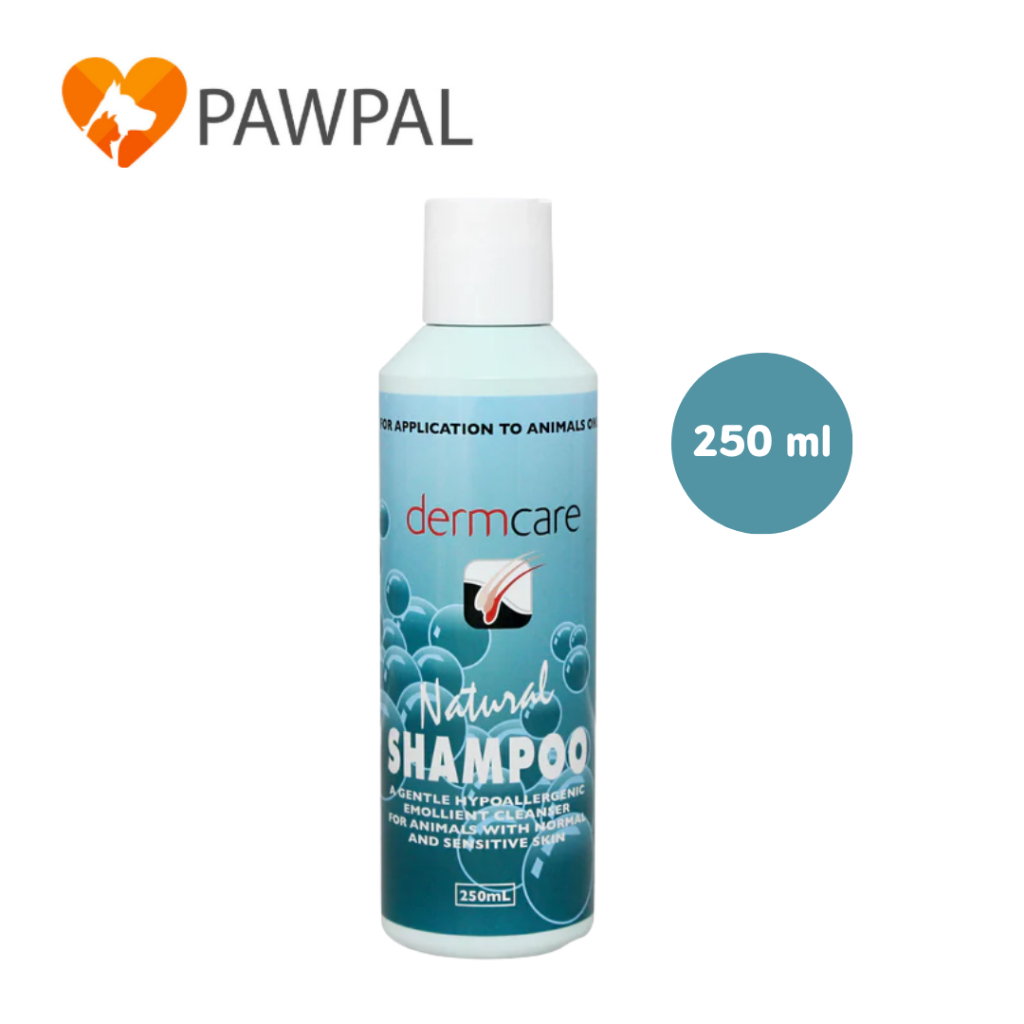 Dermcare Natural Shampoo 🔥Exp.2027-2028 แชมพู สูตรอ่อนโยน ผิวบอบบาง ผิวแพ้ง่าย สำหรับสุนัข แมว