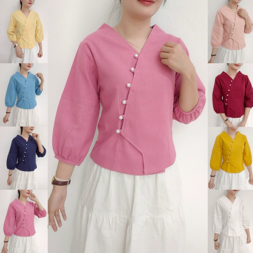 เสื้อพื้นเมือง แขนยาวบอลลูน