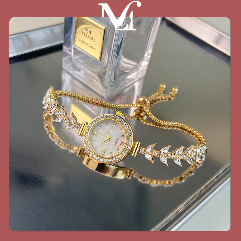 [จัดส่งจากกรุงเทพฯ] นาฬิกาผู้หญิงรุ่นใหม่ นาฬิกาปรับได้ นาฬิกากันน้ำสำหรับใช้ในชีวิตประจำวัน นาฬิกาควอตซ์ สวยงาม ประณีต