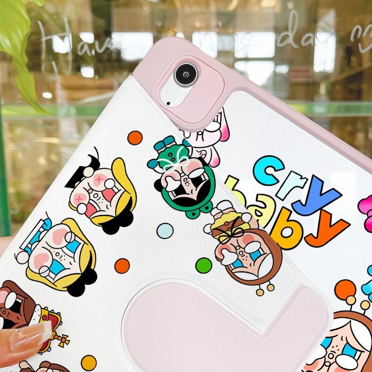 จัดส่งทันทีเคสไอแพด การหมุน360องศา crybaby Gen12/11 Pro13 รูปที่ 5