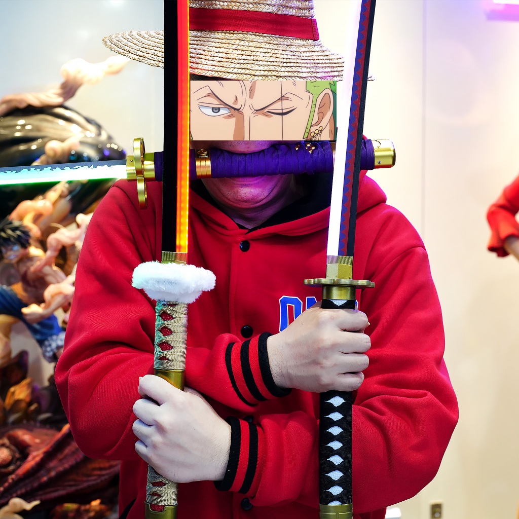 ดาบโซโล วันพีช zoro sword onepiece ดาบมีไฟ usb ดาบไม้ ระบบสัมผัส ชาร์จได้ - รูปที่ 6