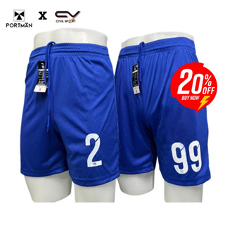 BLUE  กางเกงกีฬาขาสั้น กางเกงบอล ผ้านุ่มลื่น ใส่เล่นฟุตบอล ร…