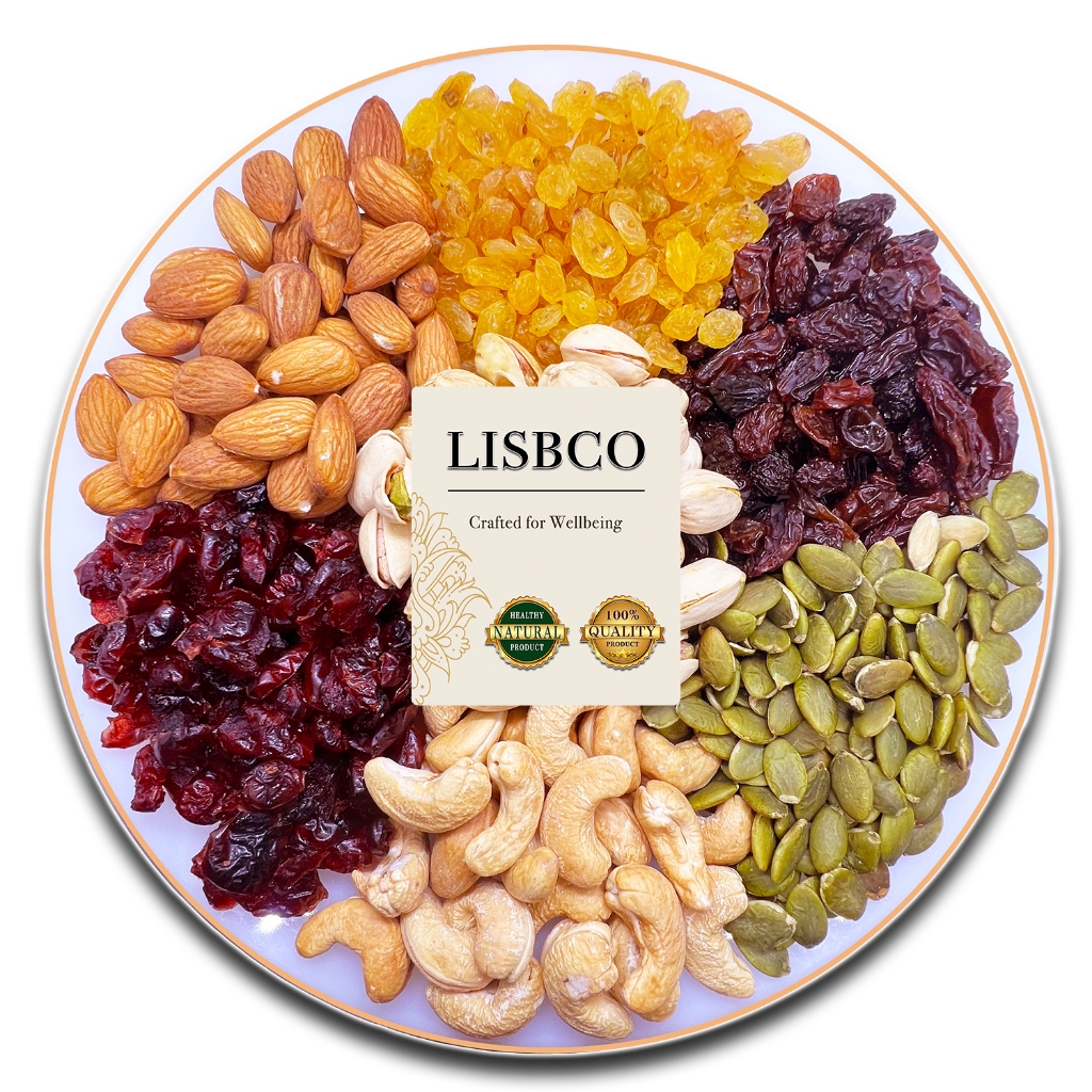 ถั่ว ธัญพืช ผลไม้อบแห้ง ธัญพืชอบและดิบ Nuts Raisins Dried Fruit ลูกเกด อัลมอนด์ เม็ดมะม่วง