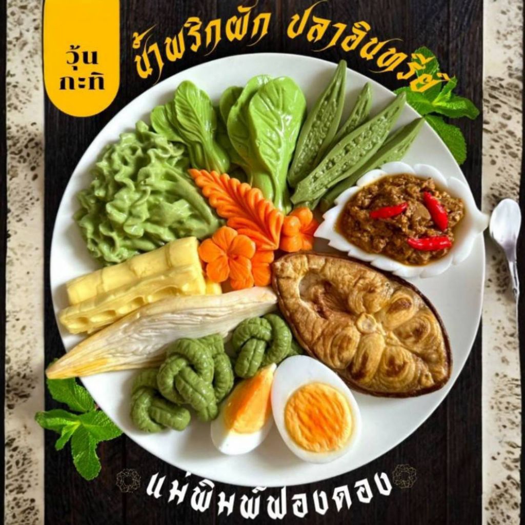 แม่พิมพ์ฟองดอง สำหรับทำขนมวุ้น ขนมต่างๆรูป น้ำพริกผัก ปลาอินทรีย์