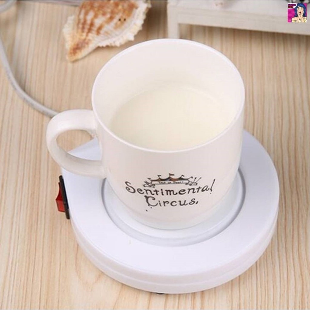 (พร้อมส่งในไทย) เครื่องอุ่นแก้วกาแฟ ราคาถูก! 🔥 อุ่นร้อน 35°C ตลอดเวลา พกพาง่าย แก้ปัญหาแฟเย็นชืด