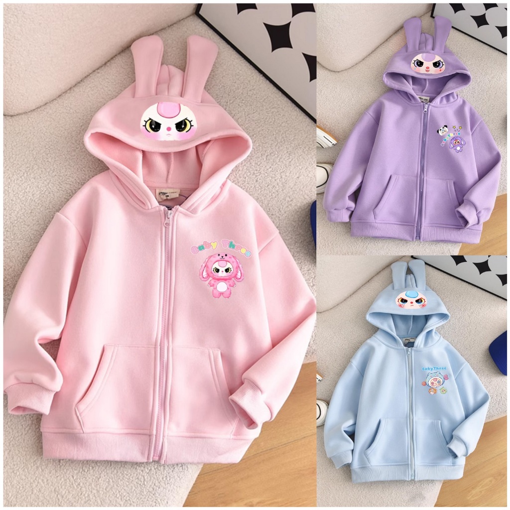 เสื้อกันหนาวเด็ก เสื้อคลุมลายการ์ตูนน่ารักๆ สินค้าในไทยพร้อมส่ง