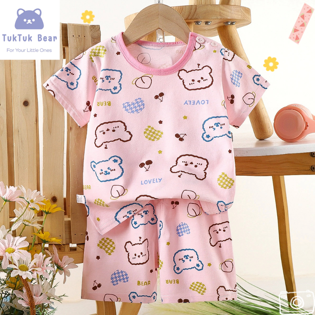 เซทเสื้อยืดเด็ก 2 ตัว ผ้านิ่มมาก ใส่สบาย ลายการ์ตูน เด็กชาย-เด็กหญิงใส่ได้