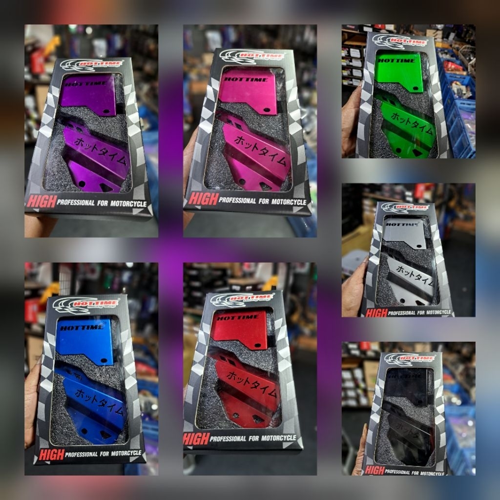 ฝาครอบคอยล์ไฟ+ครอบสายดิสอลูมิเนียม Forza300,350/ADV350 HOTTIMEต