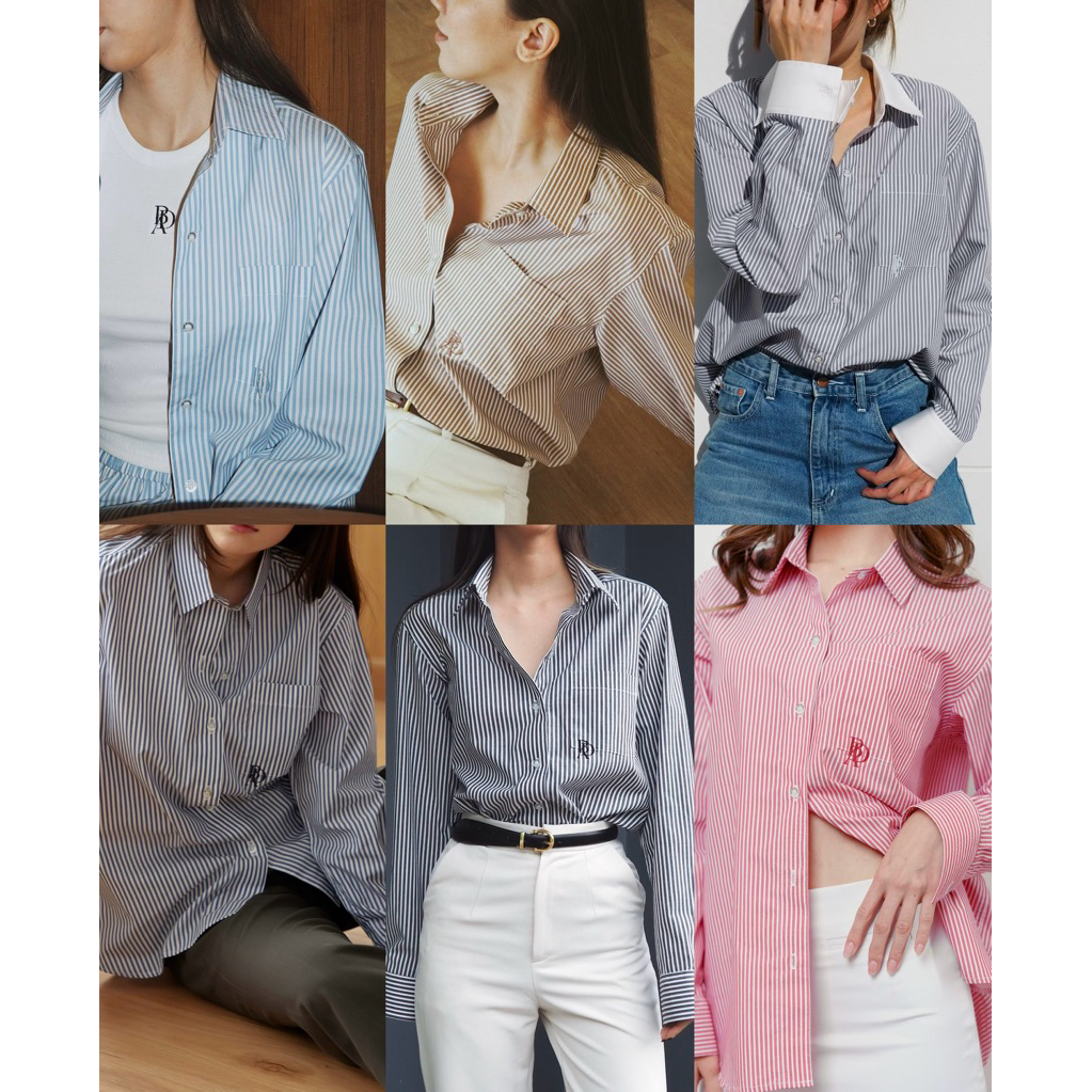 BAD - All Stripe Shirt เสื้อเชิ้ตลายทาง