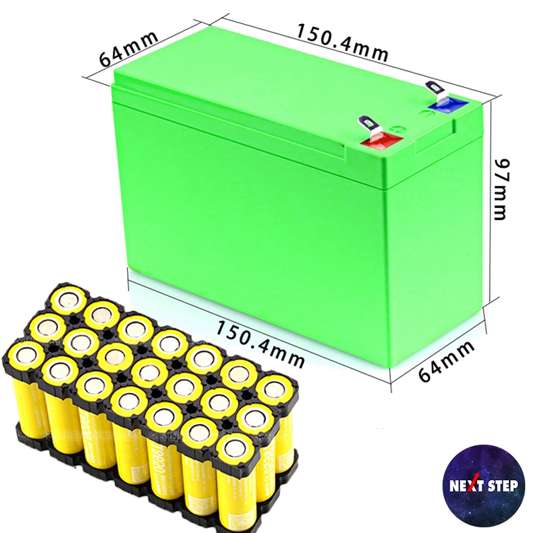 กล่องใส่แบตเตอรี่ แพ็คแบต Battery case 12V. (3S7P) แบต 18650