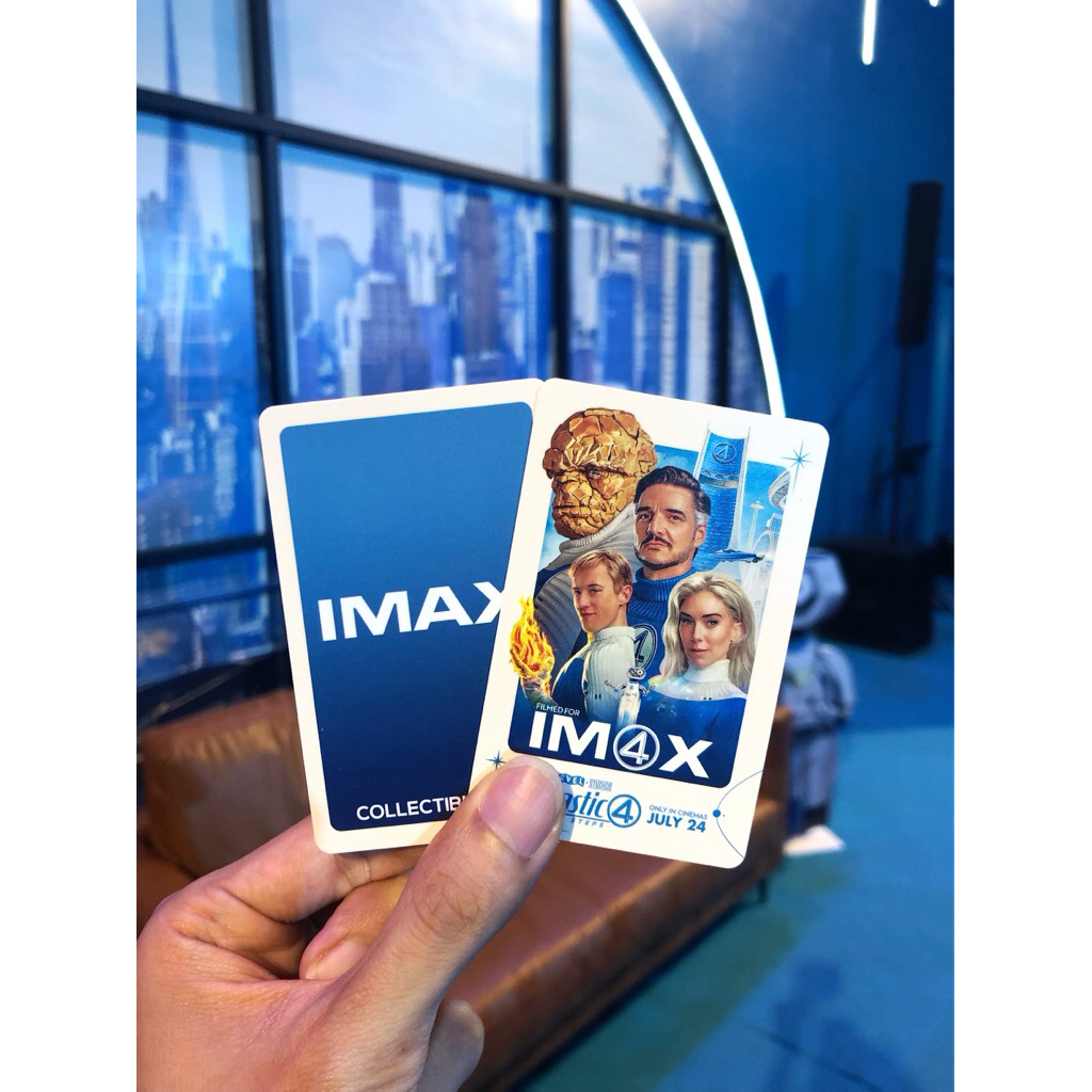 (ทักขอลด30%) บัตรสะสม The Fantastic 4: First Steps บัตรสะสม IMAX Collectible Card จาก Major Cineplex