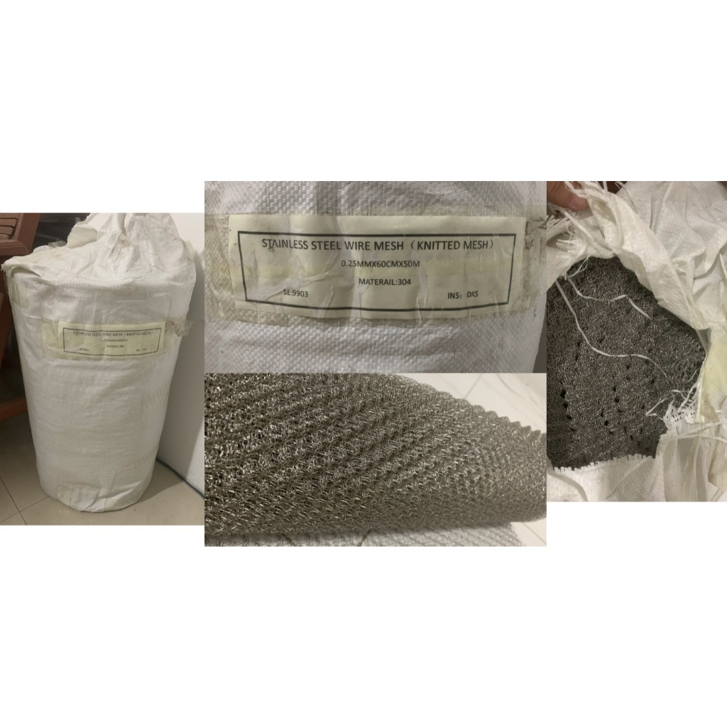 Knitted Stainless 304 Wire Mesh(ตาข่ายถักพิเศษ)
