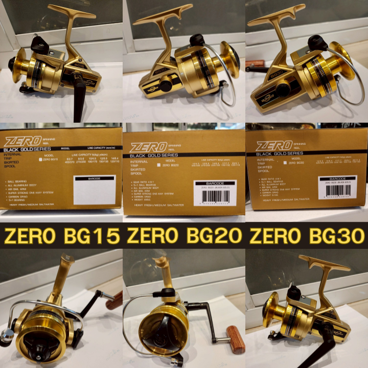ZERO BG 15/20/30 GOLD BLACK GOLD SERIES รอกสปิน