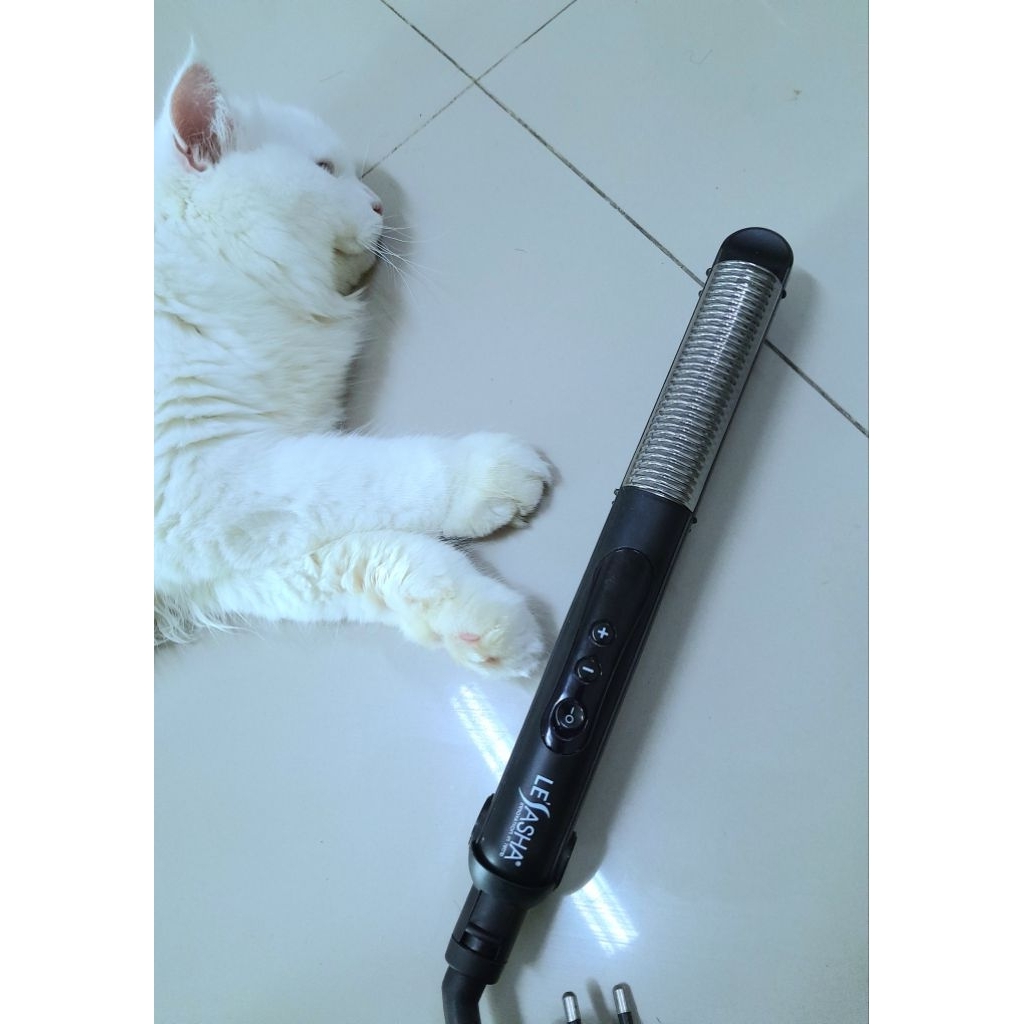หนีบผมLesasha LS0558มือ2สภาพสวยใช้งานปกติมีที่ล๊อคด้าม